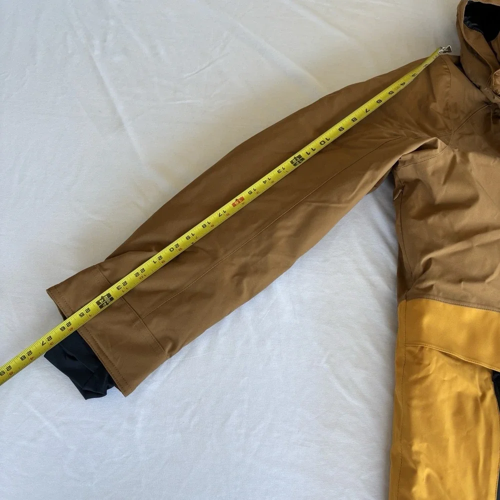 Boulder Gear Mens Incline Insulated Ski Jacket XL Brown Mustard